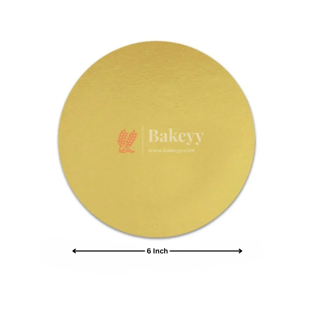 Round Gold Cake Base | Cake Board | Display Board for Cakes