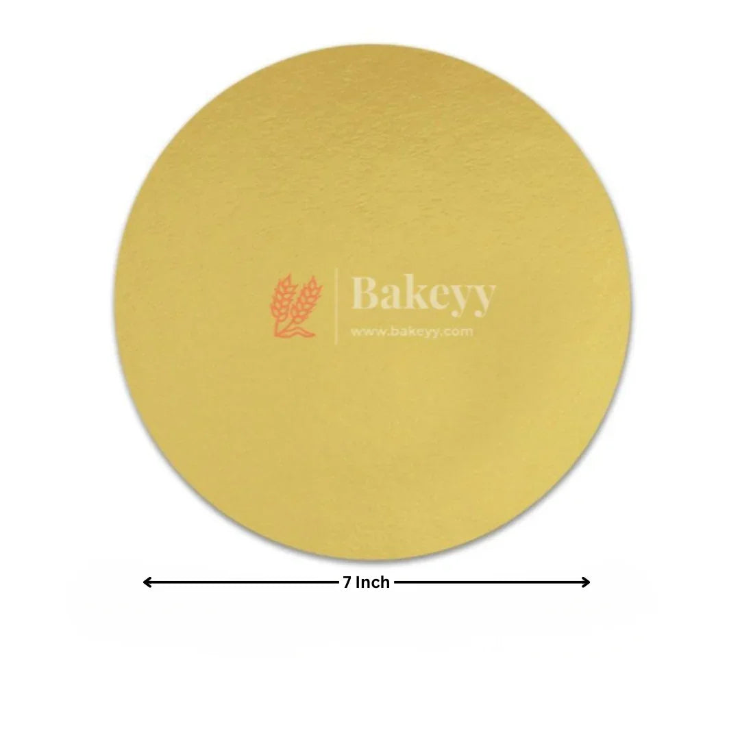 Round Gold Cake Base | Cake Board | Display Board for Cakes
