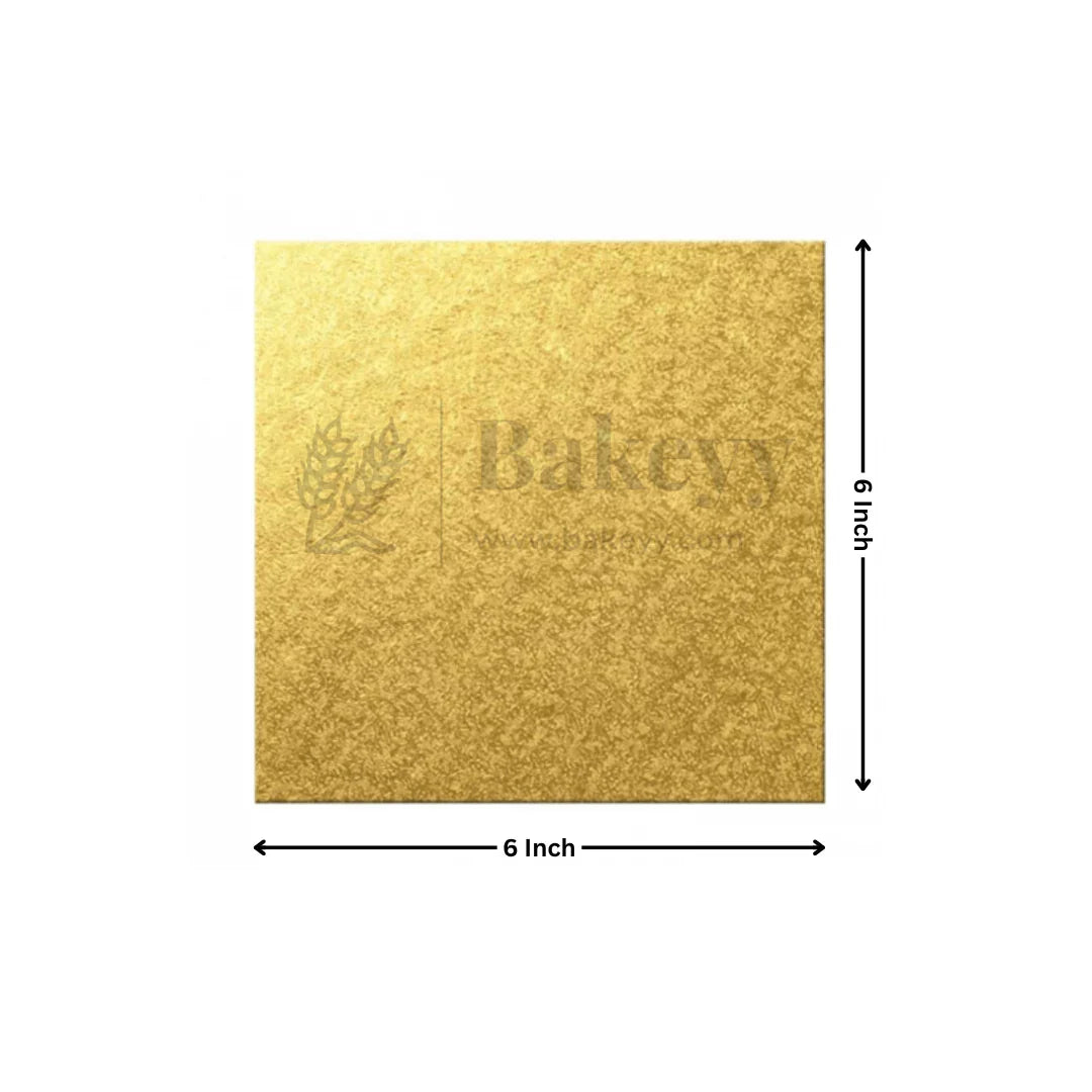 Square Gold Cake Base | Cake Board | Display Board for Cakes