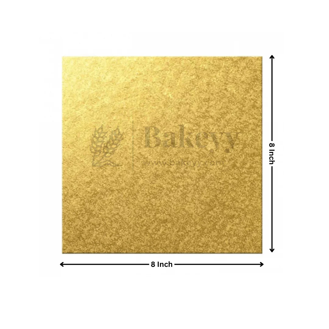 Square Gold Cake Base | Cake Board | Display Board for Cakes