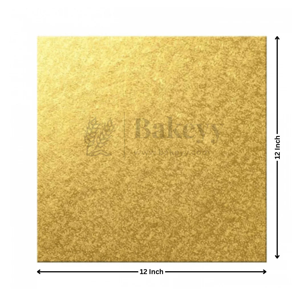 Square Gold Cake Base | Cake Board | Display Board for Cakes