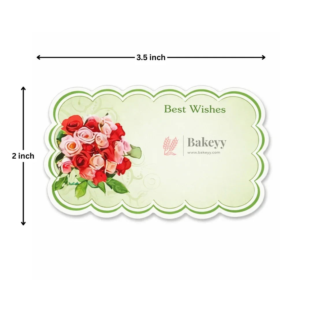 • Pack includes 10 different card designs
• 100 pieces per design for bulk usage
• Printed on quality card paper with neat finish
• Suitable for gifting, bakery packing, and events
• Multiple design options available