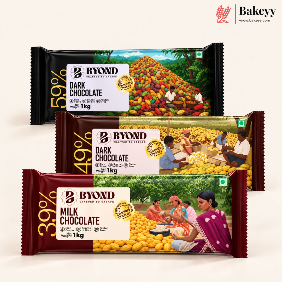 BYOND Chocolate Compound | 1 KG | Pack of 1