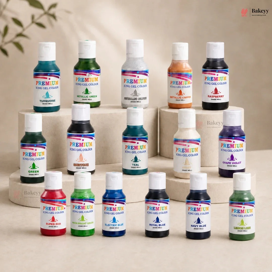 Bake Haven Premium Icing Gel Colour 20 g | Edible Gel Colour for Cakes, Icing & Fondant | Pack of 1