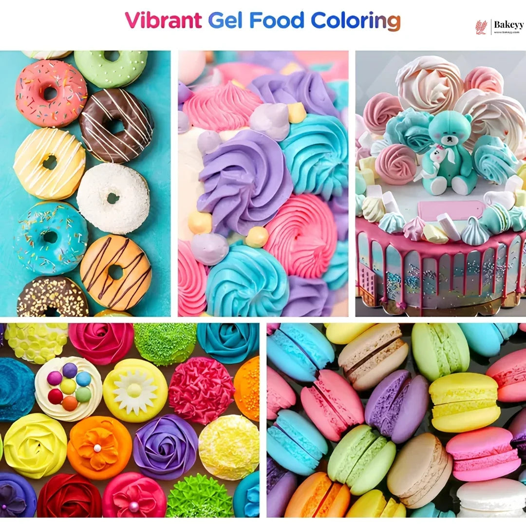 Bake Haven Premium Icing Gel Colour 20 g | Edible Gel Colour for Cakes, Icing & Fondant | Pack of 1