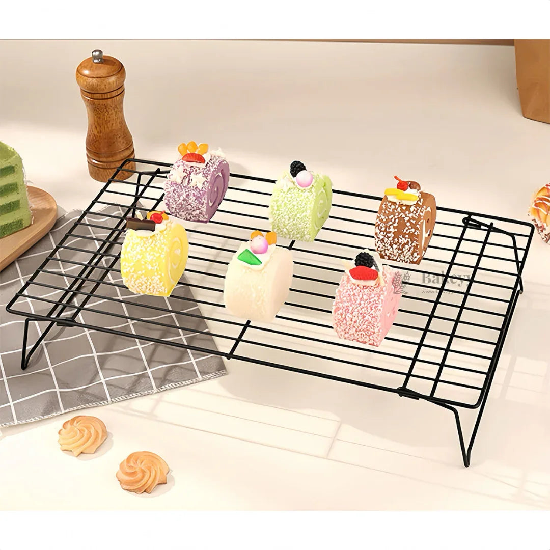 Bake and Cooling Tray | Stackable Two-Tier Wire Cooling Rack | Pack of 1