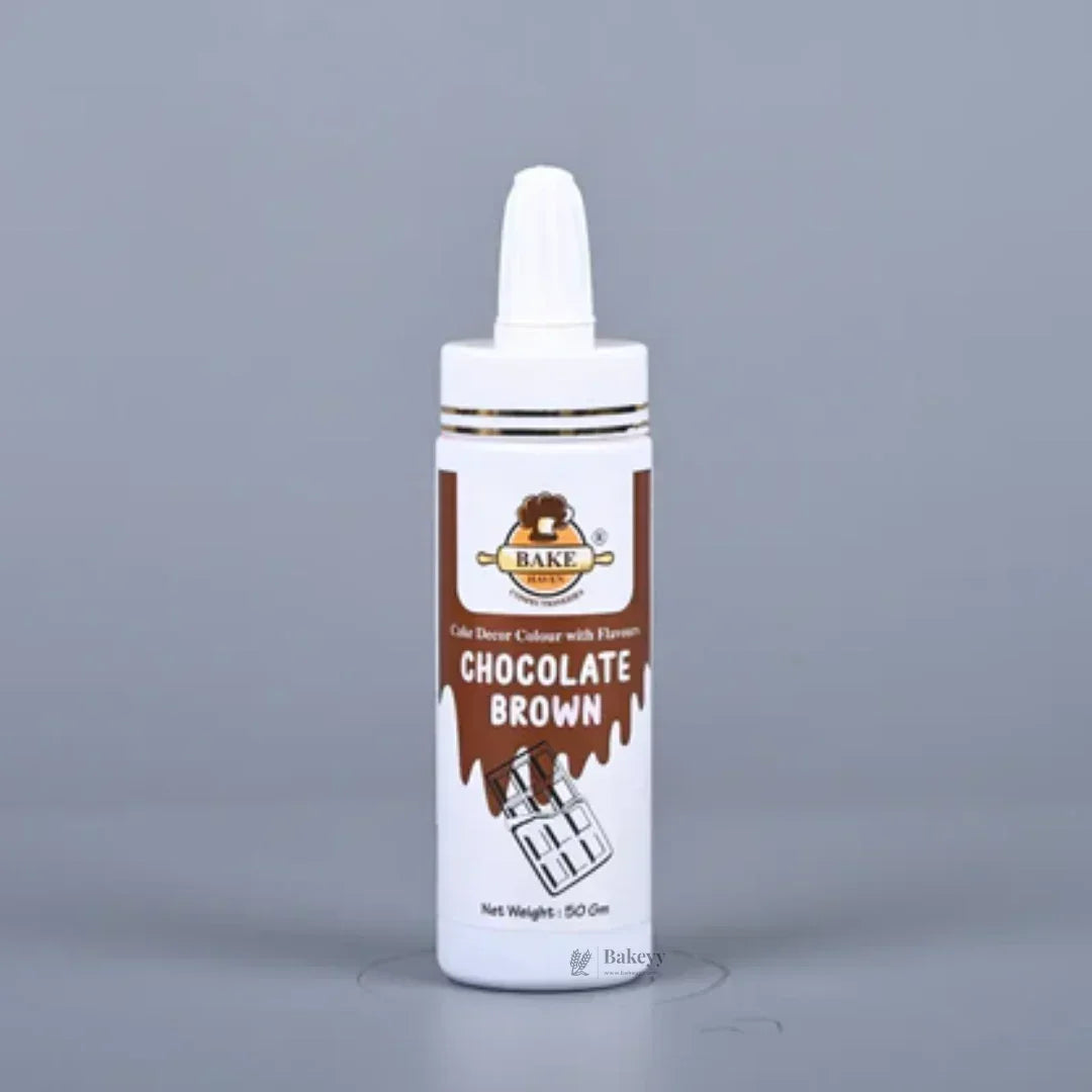 Bakehaven edible chocolate brown spray color bottle for baking and cake decorating, Bakeyy.com