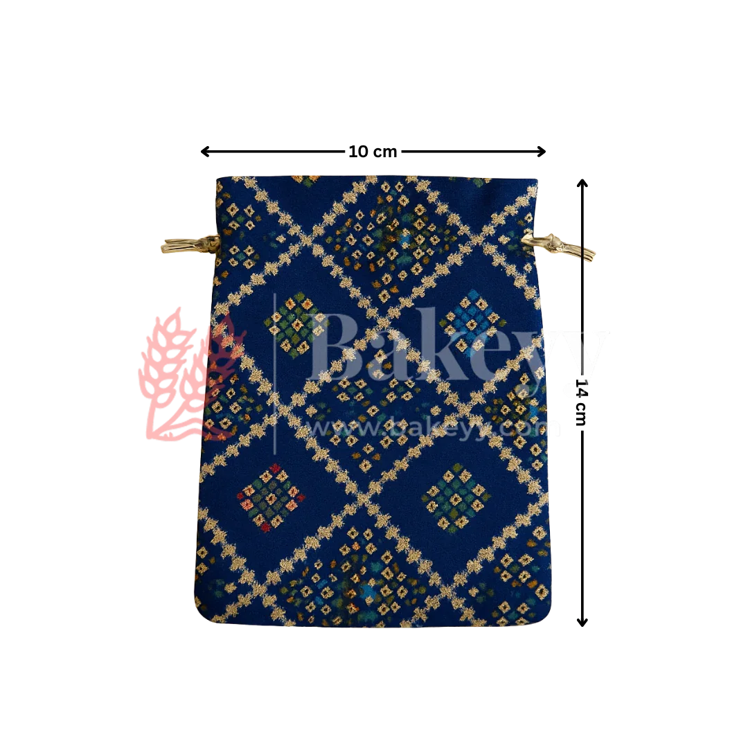 Bandhini Print Potli Bags | Perfect for Festive Gifting | Pack of 10