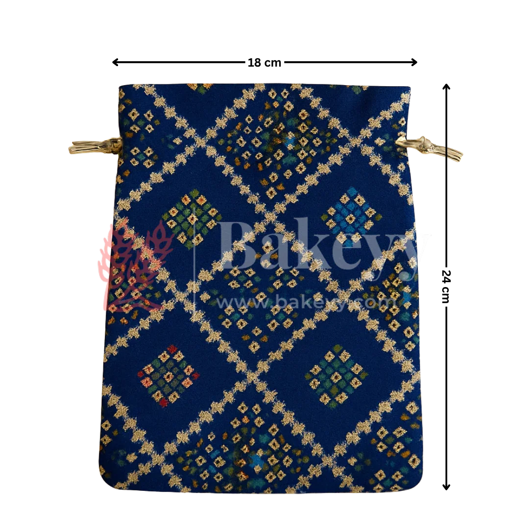 Bandhini Print Potli Bags | Perfect for Festive Gifting | Pack of 10