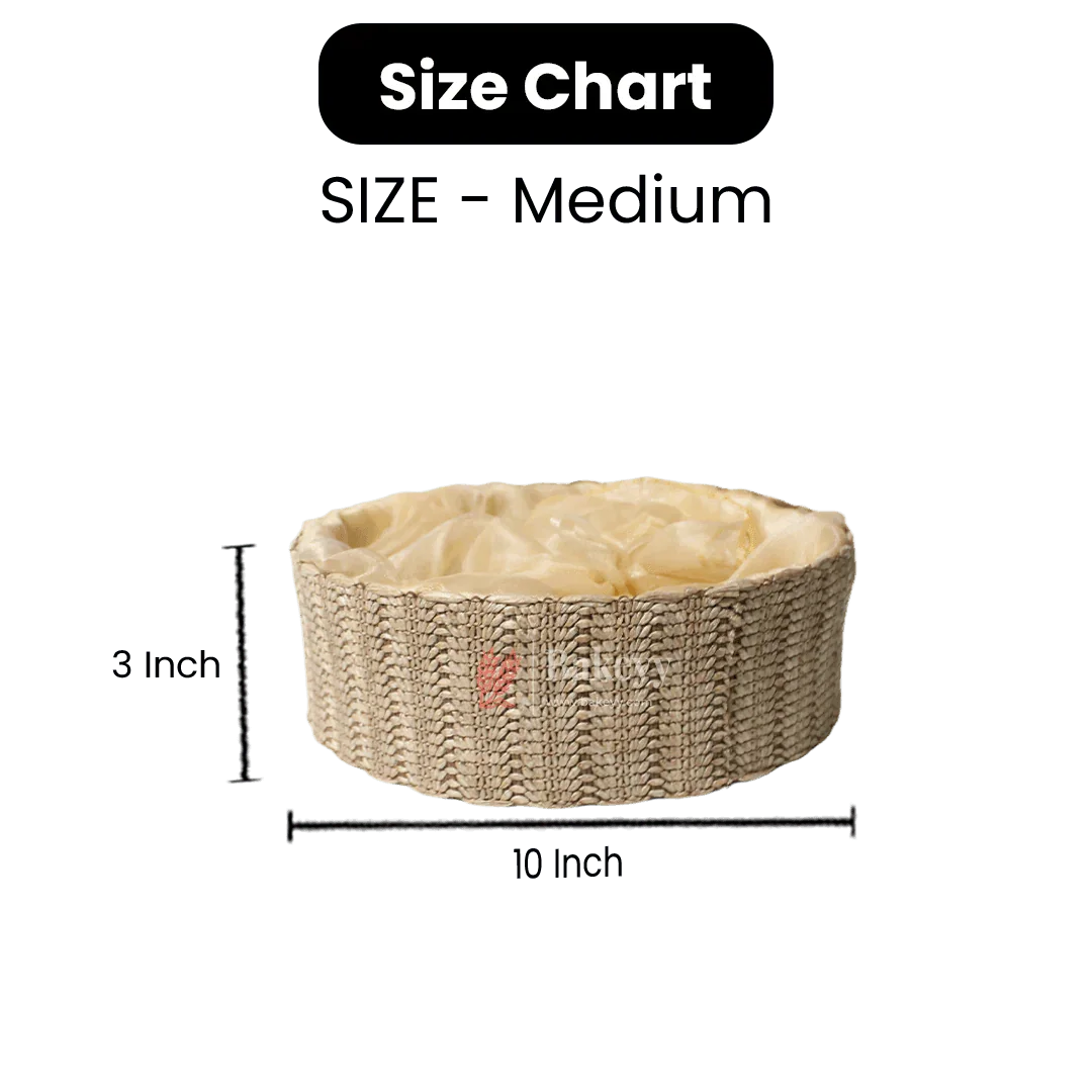 Beige_Round_Gift_Basket_-_Natural_Textured_Hamper_with_Satin_Lining_-_medium_-_image_-_bakeyy.com - Bakeyy.com