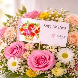 BestWishesFlowerBouquetGreetingCardsforGiftsHampers_BouquetsAssortedDesigns_2 - Bakeyy.com