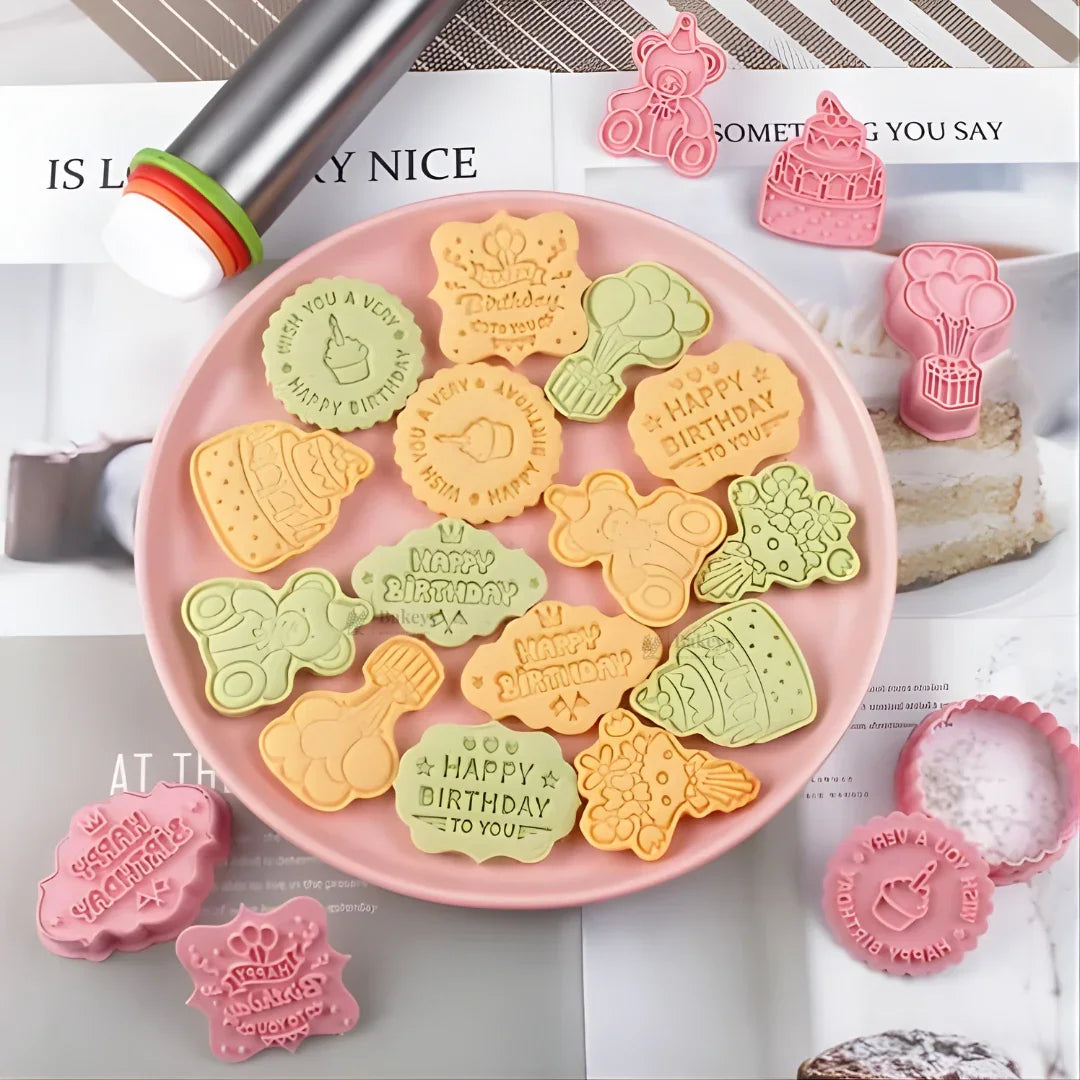 BirthdayThemeCookieCutter_EmbosserSet_3 - Bakeyy.com