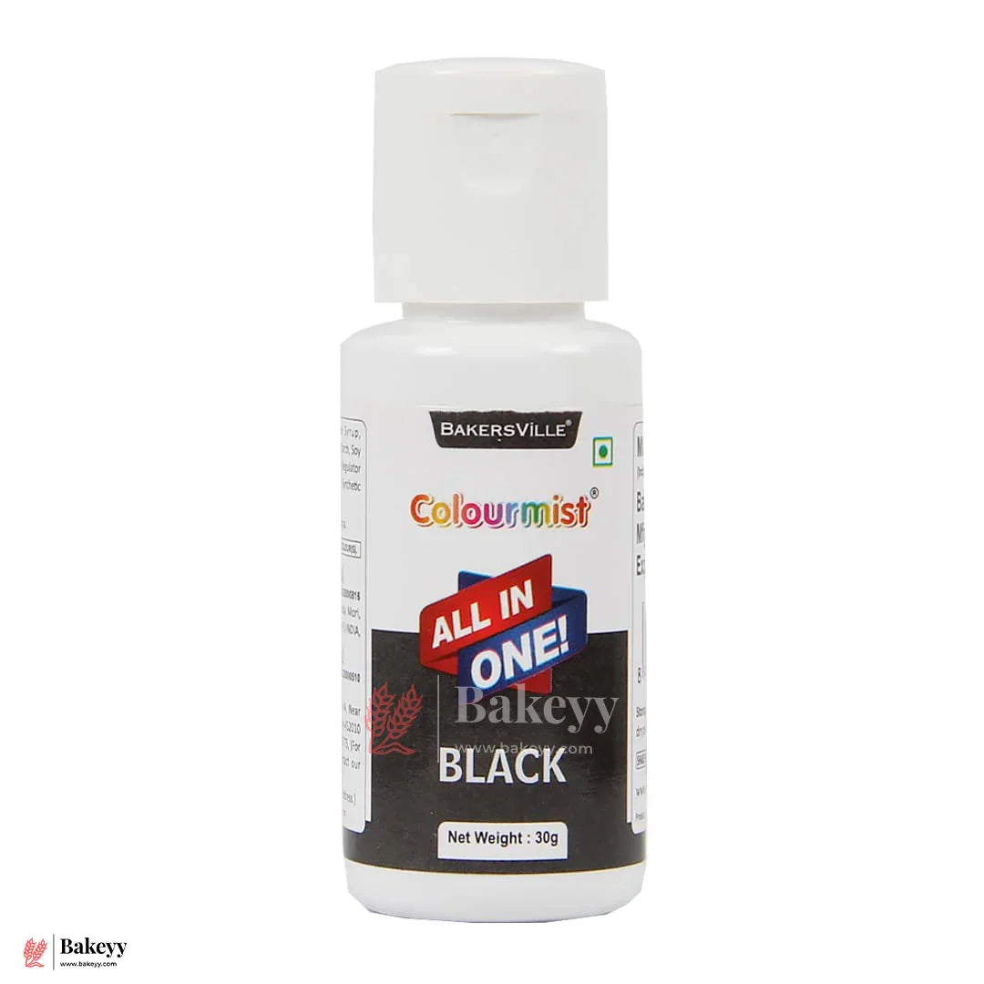Colourmist Black | All-in-One Edible Food Colour - 30ml