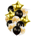Black_GoldBalloonDecorationSetGoldStarFoilBalloonswithBlackLatex_GoldConfettiBalloonsPartyDecorComboKit14PcsSetPackof1_1 - Bakeyy.com