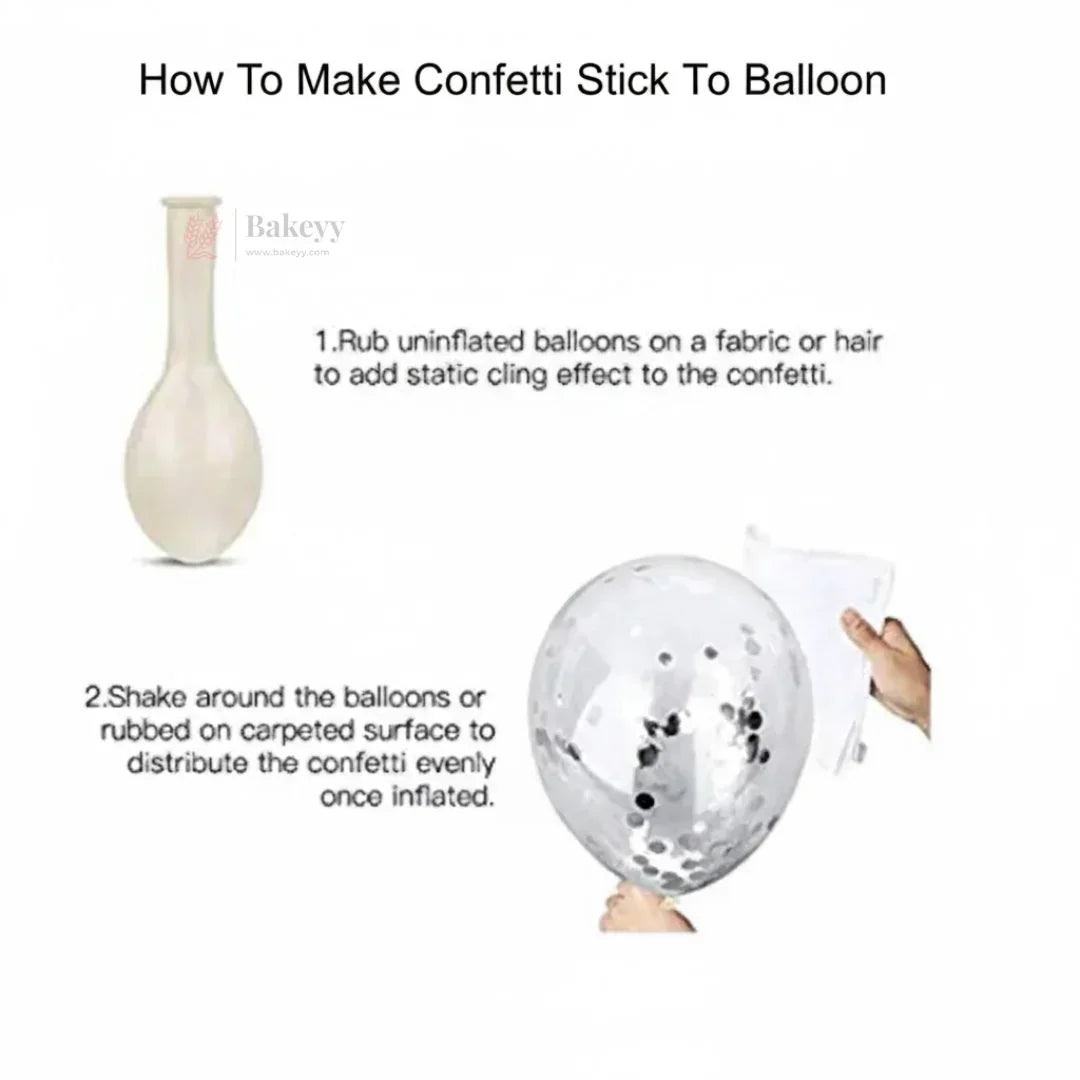 Blue Heart & Star Balloon Set | Party Decoration Combo | 14 pc Set | 1 Piece