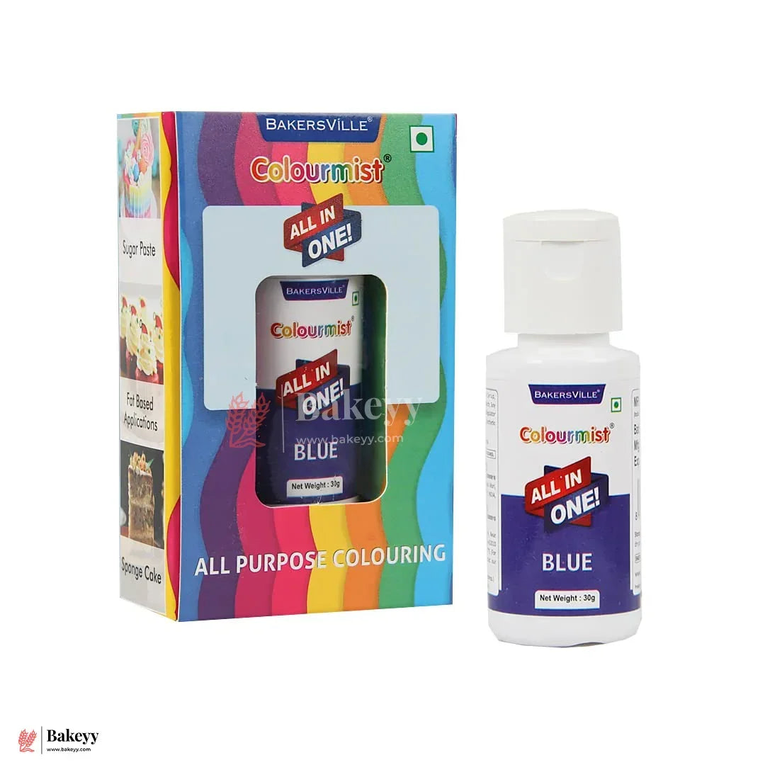 Colourmist Blue | All-in-One Edible Food Colour - 30ml - Bakeyy.com - India - Colourmist Blue | All-in-One Edible Food Colour - 30ml - Default Title