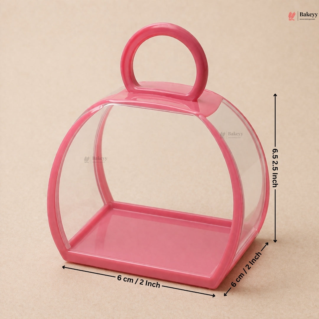 Blush Bloom Dome Goodie Boxes | PVC Chocolate Box | Gift Box | Goodie Box | Pack of 10