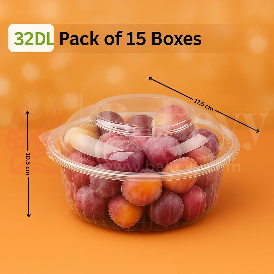 Plum Cake Boxes | Suitable for Cakes, Cookies, Takeaway Items - Bakeyy.com - India - Plum Cake Boxes | Suitable for Cakes, Cookies, Takeaway Items - 32 Oz / 940 Ml - Pack of 15