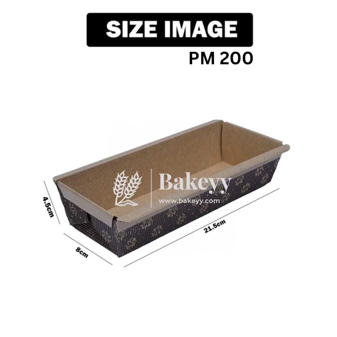 Eco-Friendly Rectangle Bake & Serve Tray – Paper-Based | Festive Design | Pack of 50