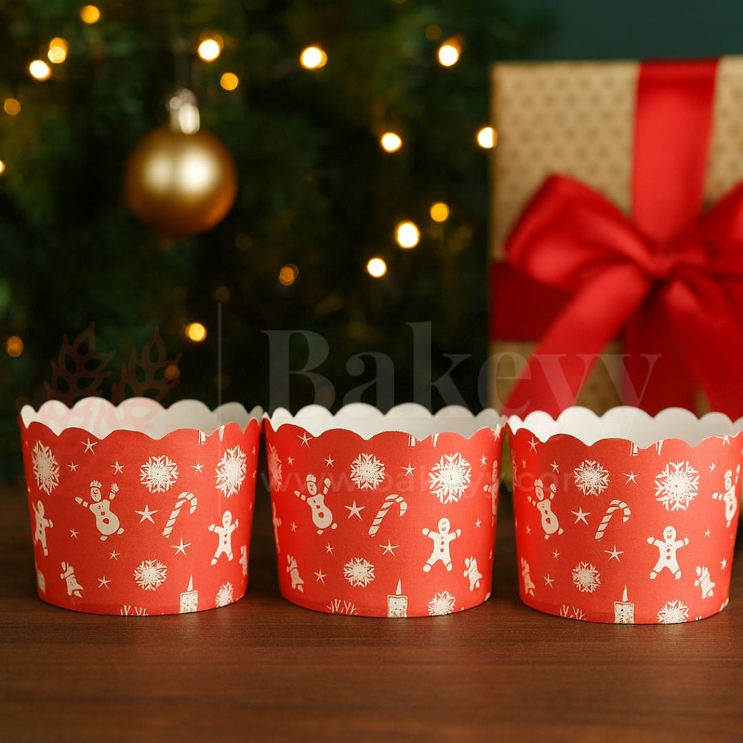 Christmas Muffin Cups-5cm | Pack of 50