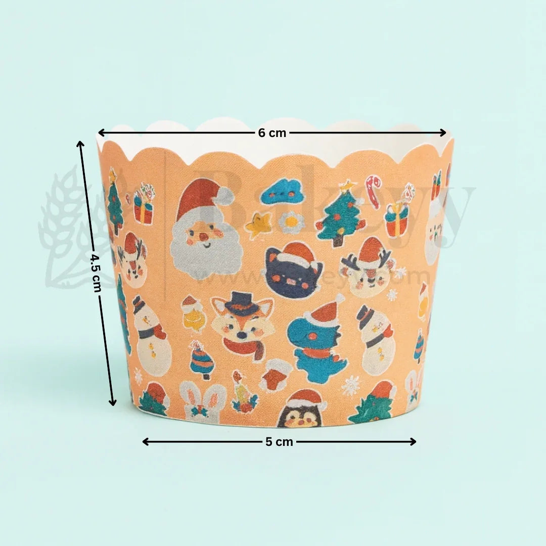 Christmas Muffin Cups-5cm | Pack of 50