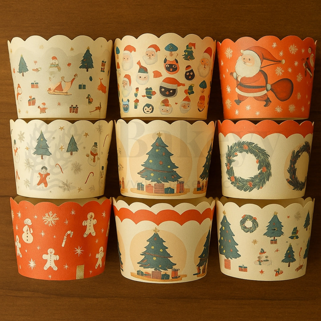 Christmas Muffin Cups-5cm | Pack of 50