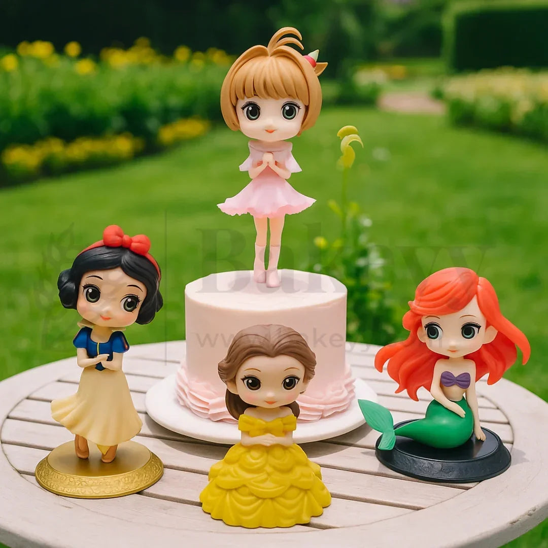 Princess-Themed Doll Toppers | 1 Piece - Bakeyy.com - India - Princess-Themed Doll Toppers | 1 Piece - Cinderella