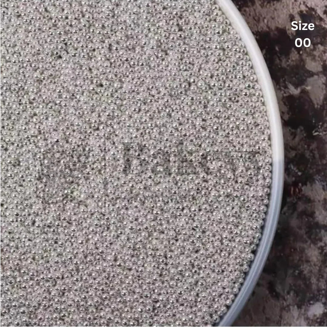 Round Ball Sprinkles - 200 Gram - Bakeyy.com - India - Round Ball Sprinkles - 200 Gram - 00 / Silver