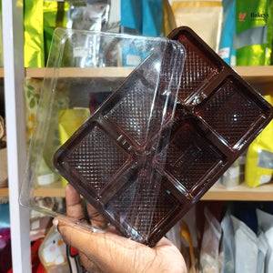 Brownie Box with Transparent Lid | PET Brownie Container | Multiple Capacities Available | Pack of 50