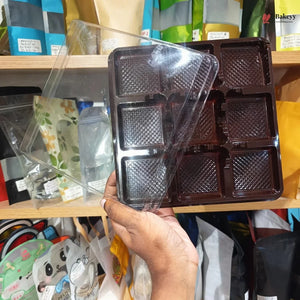 Brownie Box with Transparent Lid | PET Brownie Container | Multiple Capacities Available | Pack of 50