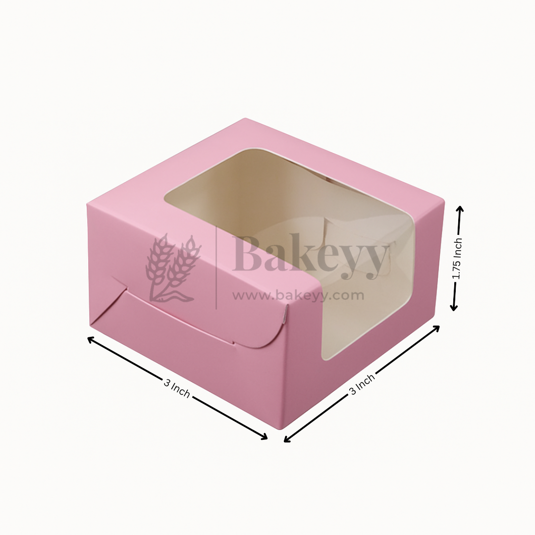 Coloured Brownie Boxes | Perfect for Brownies, Cookies | Pack of 10