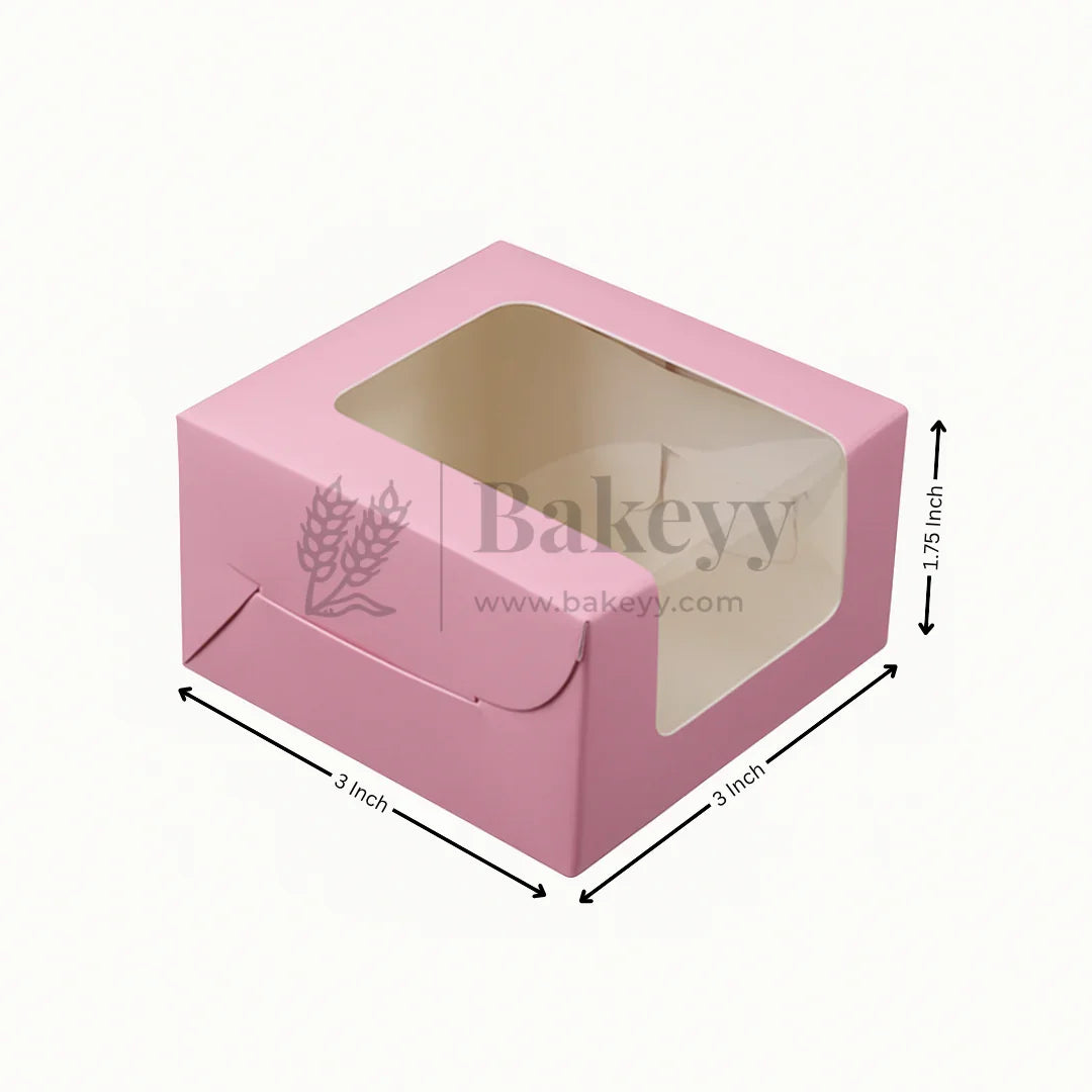 Coloured Brownie Boxes | Perfect for Brownies, Cookies | Pack of 10