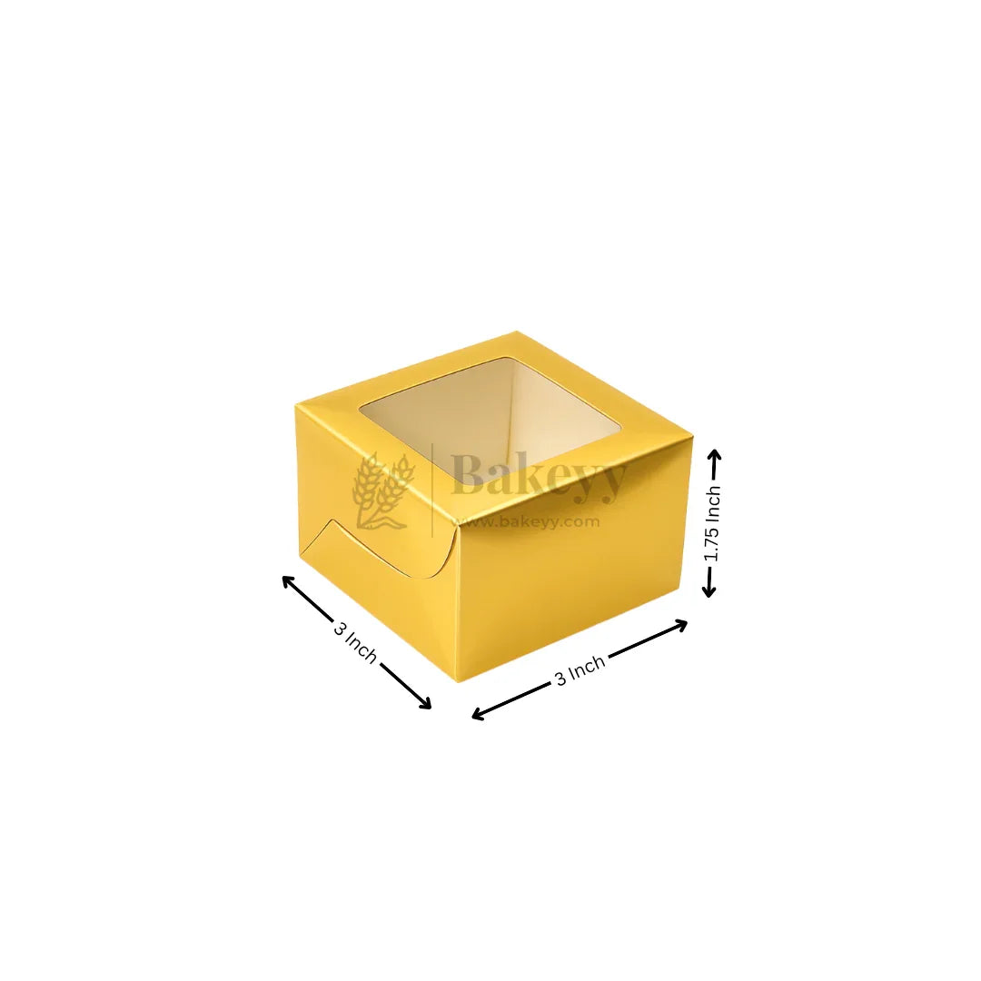 Coloured Brownie Boxes | Perfect for Brownies, Cookies | Pack of 10