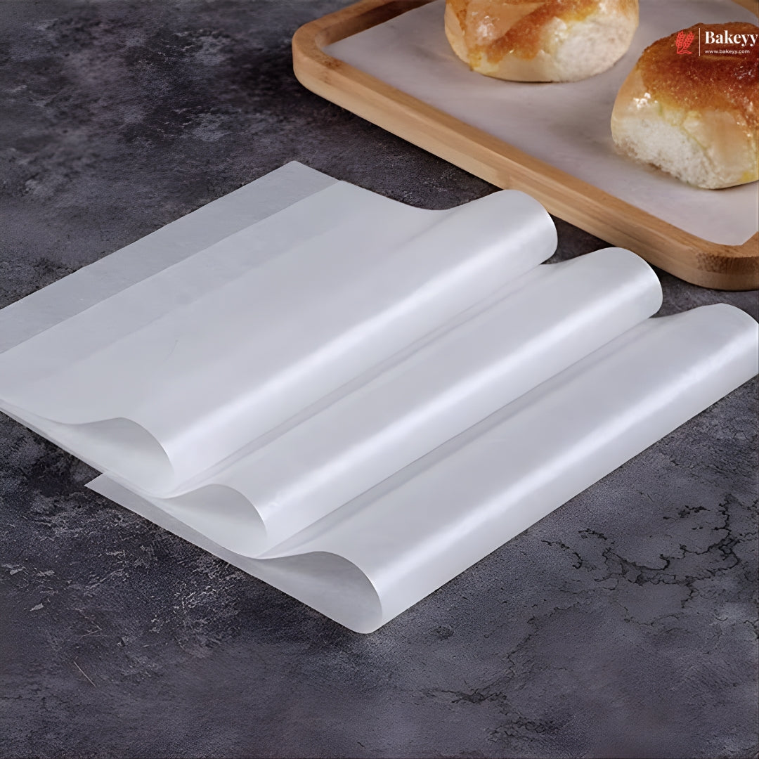 Butter Paper Sheets | Non-Stick Baking & Wrapping Paper | Multiple Sizes | Pack of 100