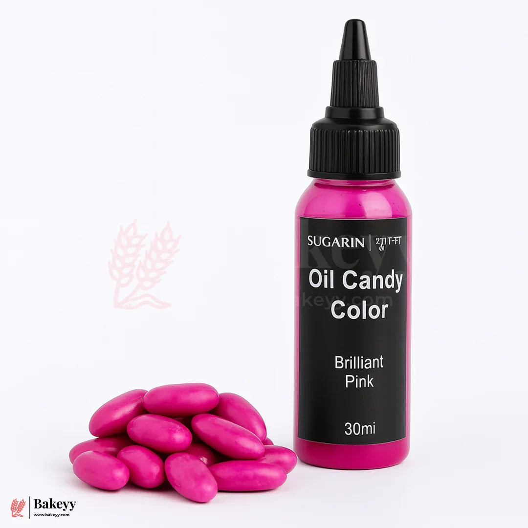 Sugarin Oil Candy Color –  Brilliant Pink |30ml Food Grade Concentrated Color