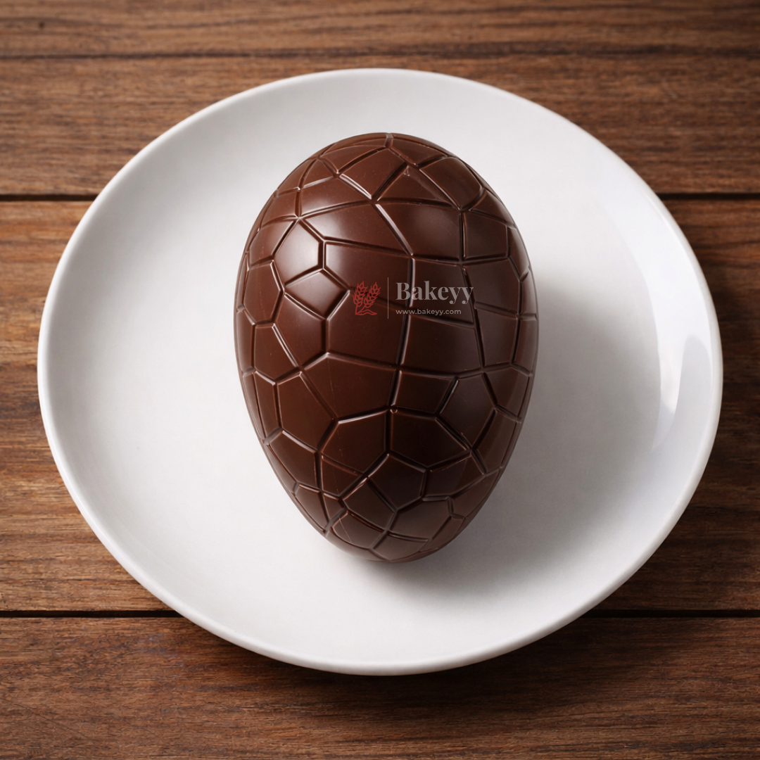 Mould 042 | Geometric Dragon Egg Chocolate Mould | Food-Grade Plastic Chocolate Mould | Pack of 1