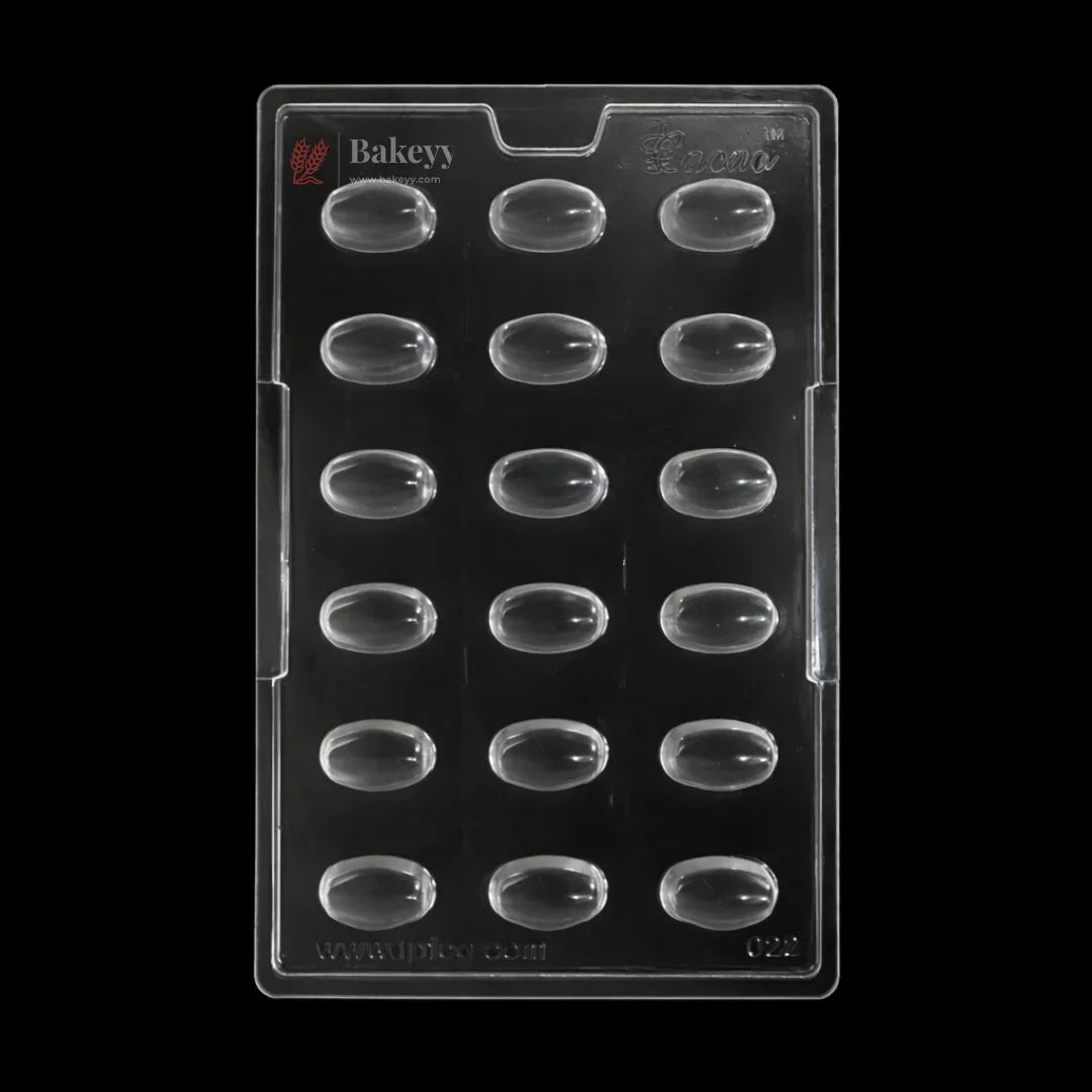 Mould 022 | Oval Dome Chocolate Mould | Party Favor Mould | Pack of 1