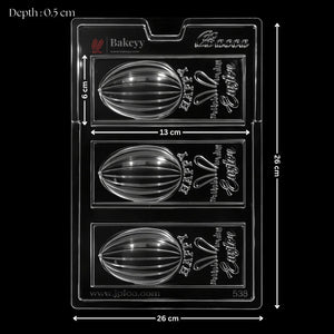 Happy Easter Chocolate Bar Plastic Mould