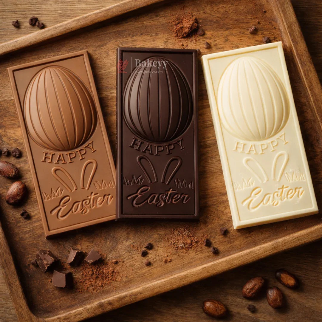 Happy Easter Chocolate Bar Plastic Mould
