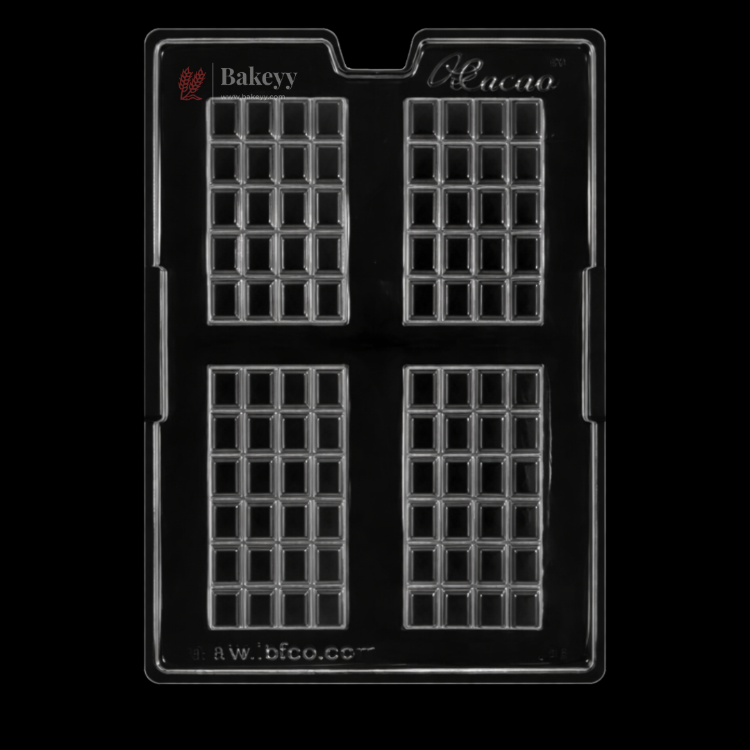 Mould 498 | Mini Chocolate Bar Mould | Food-Grade Plastic Chocolate Mould | Pack of 1