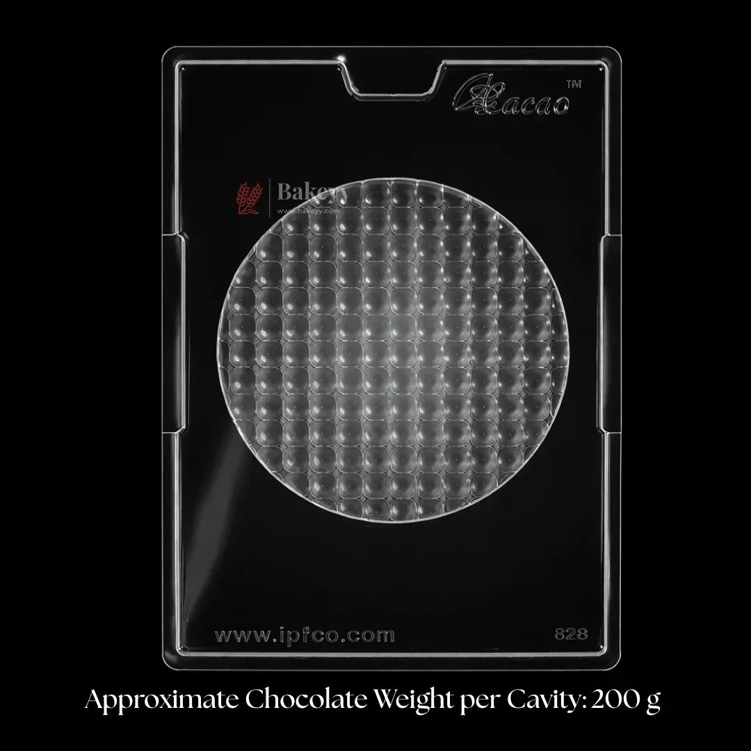 Mould 626 | Round Bubble Texture Chocolate Slab Mould | Pack of 1 - Bakeyy.com - India - Mould 626 | Round Bubble Texture Chocolate Slab Mould | Pack of 1 - Default Title 70.00