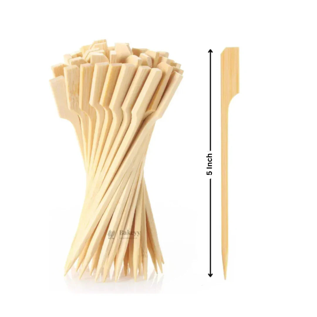 Gun Shaped Wooden Skewers | Fancy Toothpicks | Chocolate Toothpicks | Cocktail Toothpick | Pack Of 100