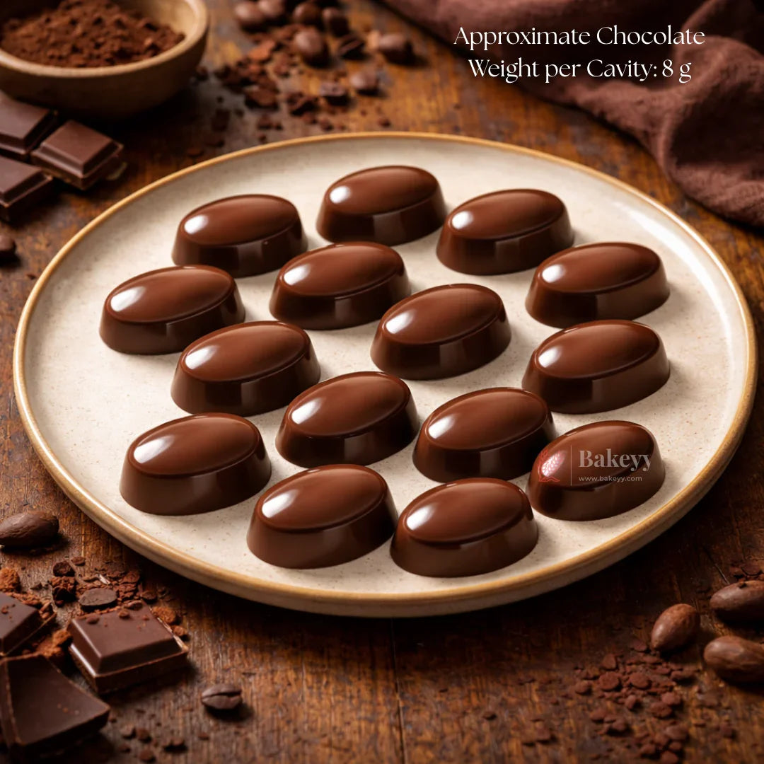 Mould 022 | Oval Dome Chocolate Mould | Party Favor Mould | Pack of 1