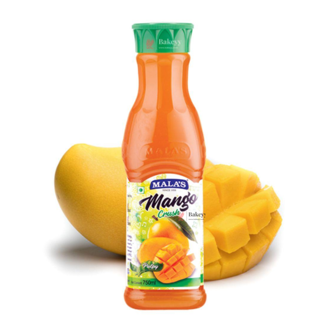 Mala’s Fruit Crush Syrup | Beverage & Dessert Ingredient | 250 & 750 ml | Pack of 1