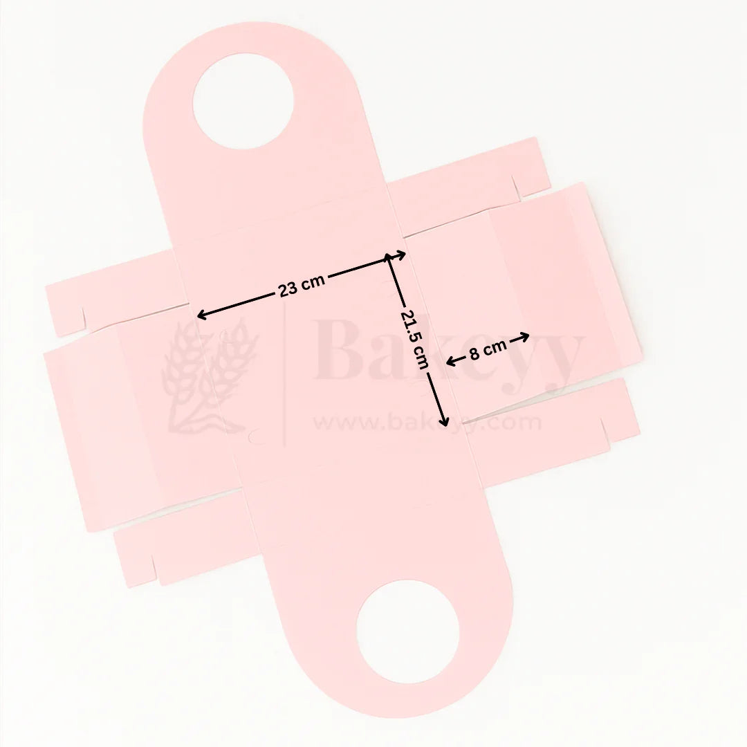 4 Jar Holder with Handle-Pink | Pack of 10 - Bakeyy.com - India - 4 Jar Holder with Handle-Pink | Pack of 10 - Default Title