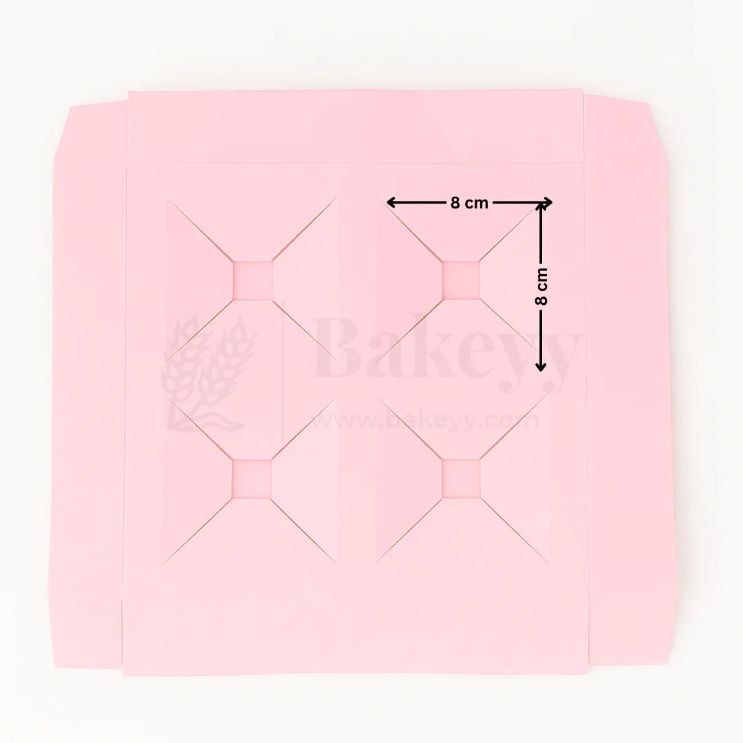 4 Jar Holder with Handle-Pink | Pack of 10 - Bakeyy.com - India - 4 Jar Holder with Handle-Pink | Pack of 10 - Default Title