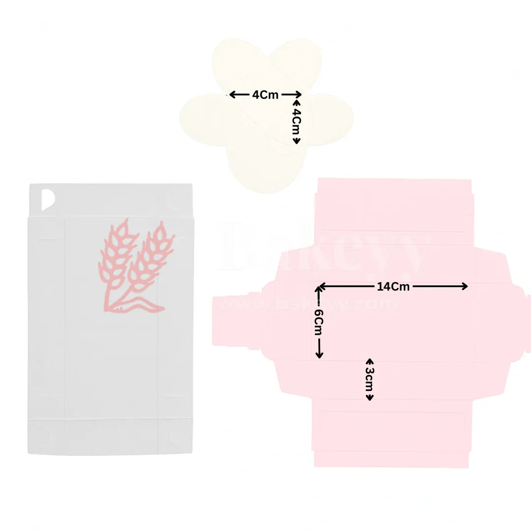 3 Cavity Chocolate Box| Pink Colour Cavity Box| Pack of 100