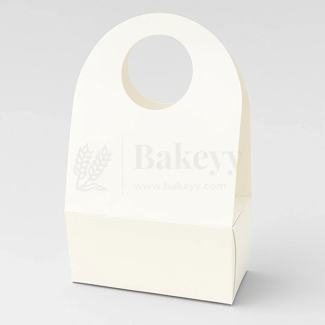 4 Jar Holder with Handle-White| Pack of 10