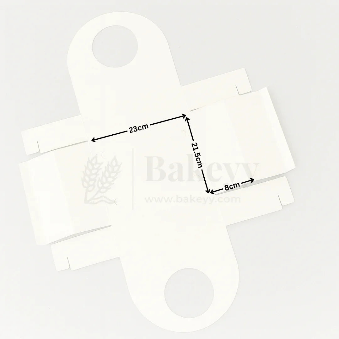 4 Jar Holder with Handle-White| Pack of 10