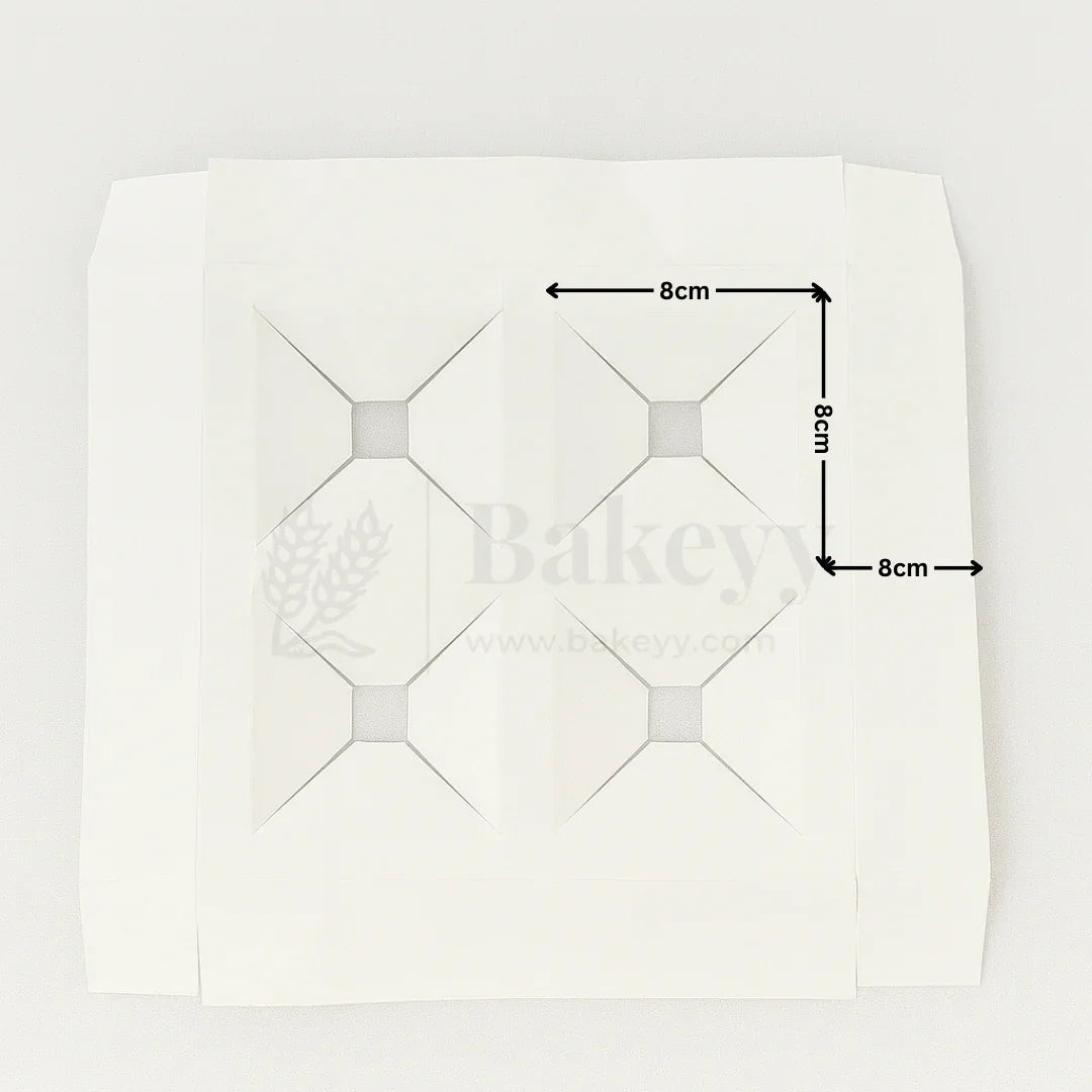 4 Jar Holder with Handle-White| Pack of 10